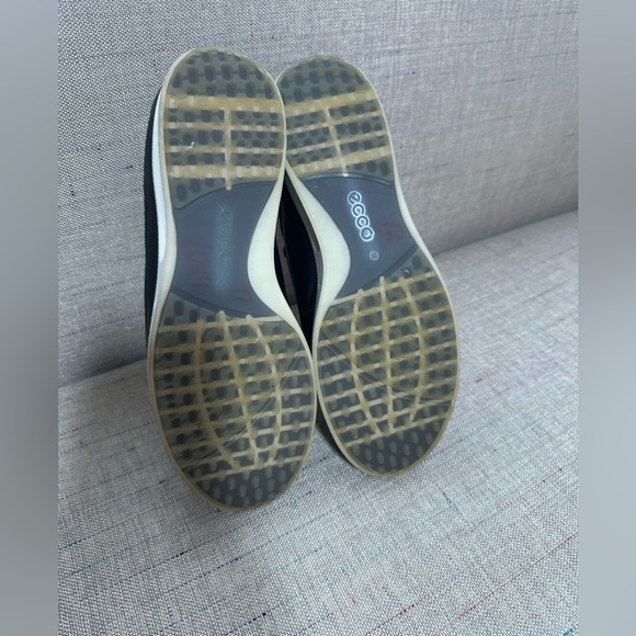 Ecco Men's Black Leather Sneakers - Picture 7 of 7